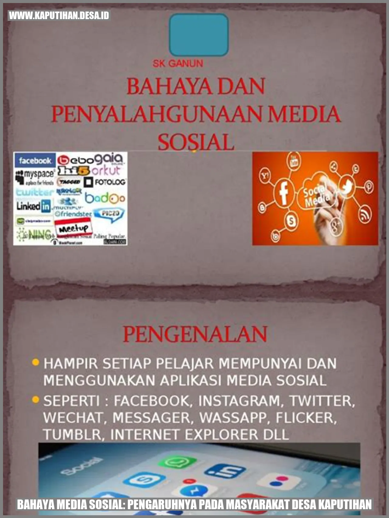 Bahaya Media Sosial: Pengaruhnya pada Masyarakat Desa Kaputihan