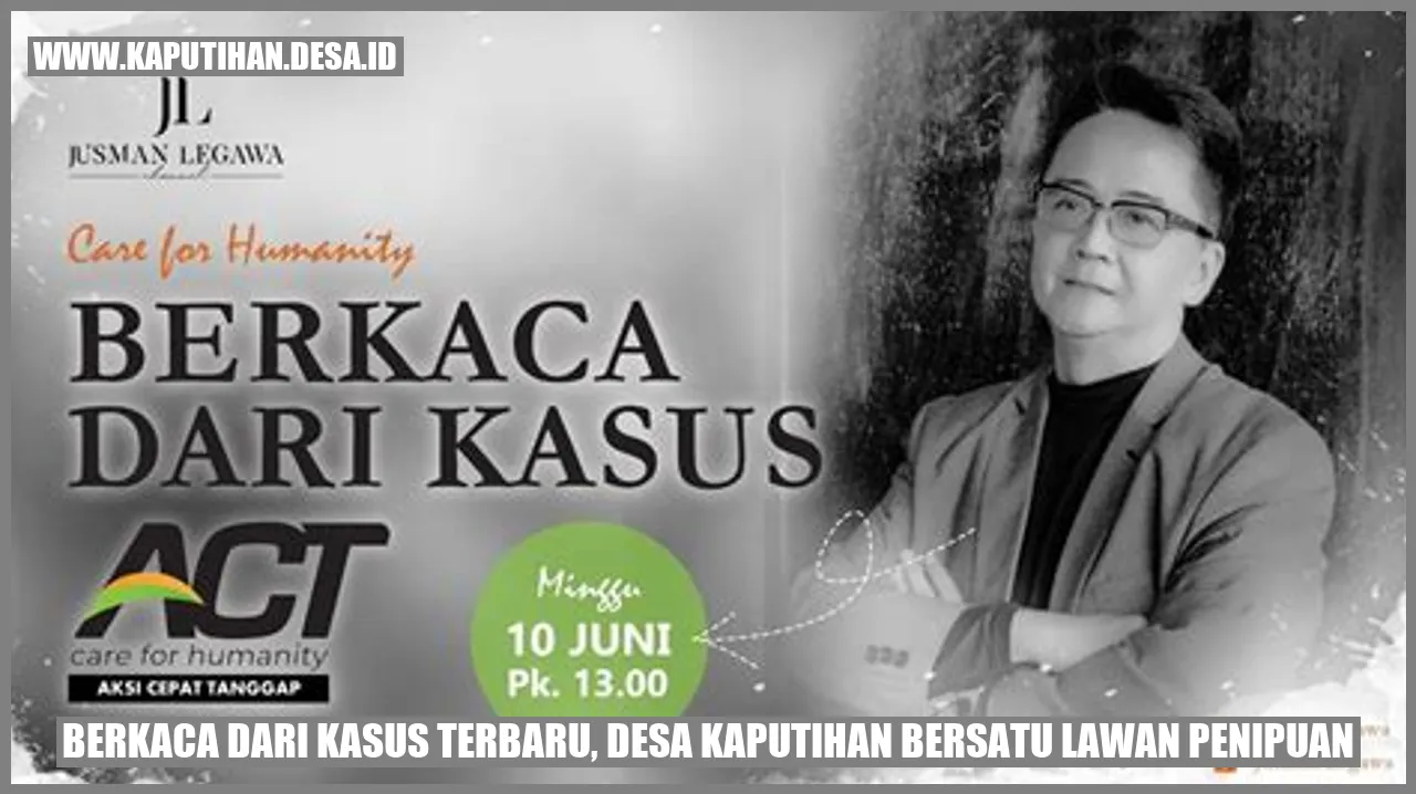 Berkaca dari Kasus Terbaru, Desa Kaputihan Bersatu Lawan Penipuan
