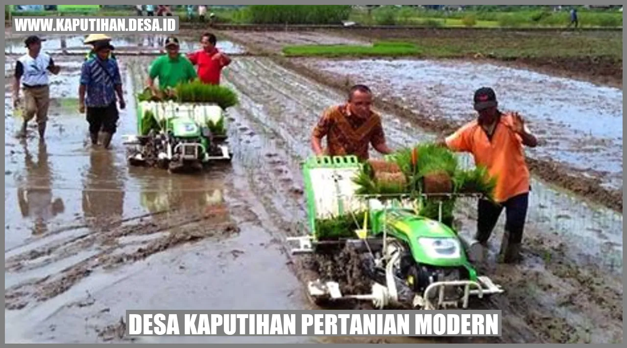 Pertanian Modern di Desa Kaputihan