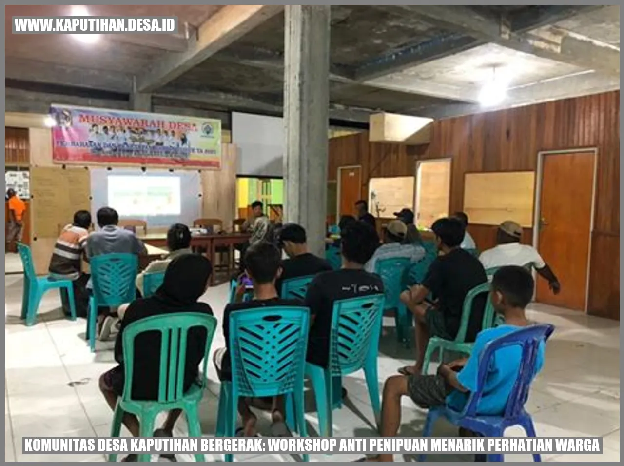 Komunitas Desa Kaputihan Bergerak: Workshop Anti Penipuan Menarik Perhatian Warga