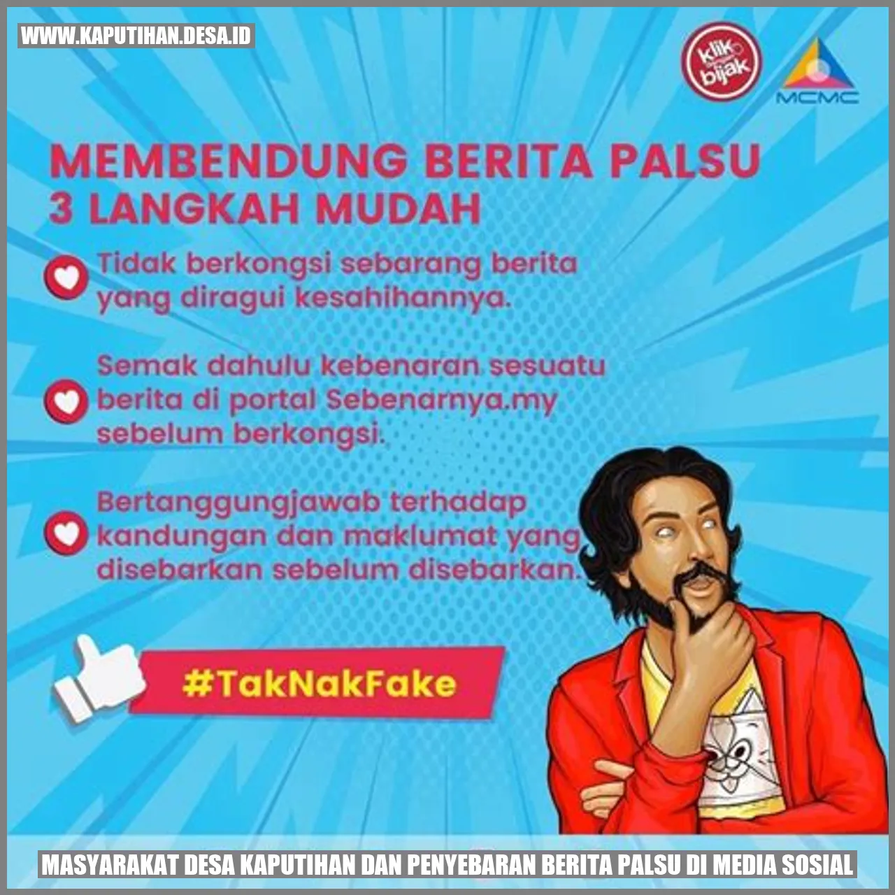 Masyarakat Desa Kaputihan dan Penyebaran Berita Palsu di Media Sosial