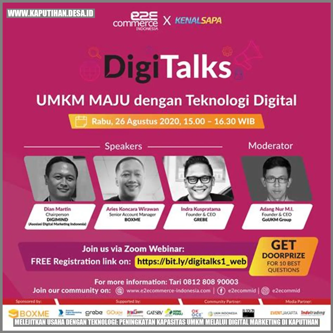 Melejitkan Usaha dengan Teknologi: Peningkatan Kapasitas UMKM melalui Digital Marketing di Kaputihan