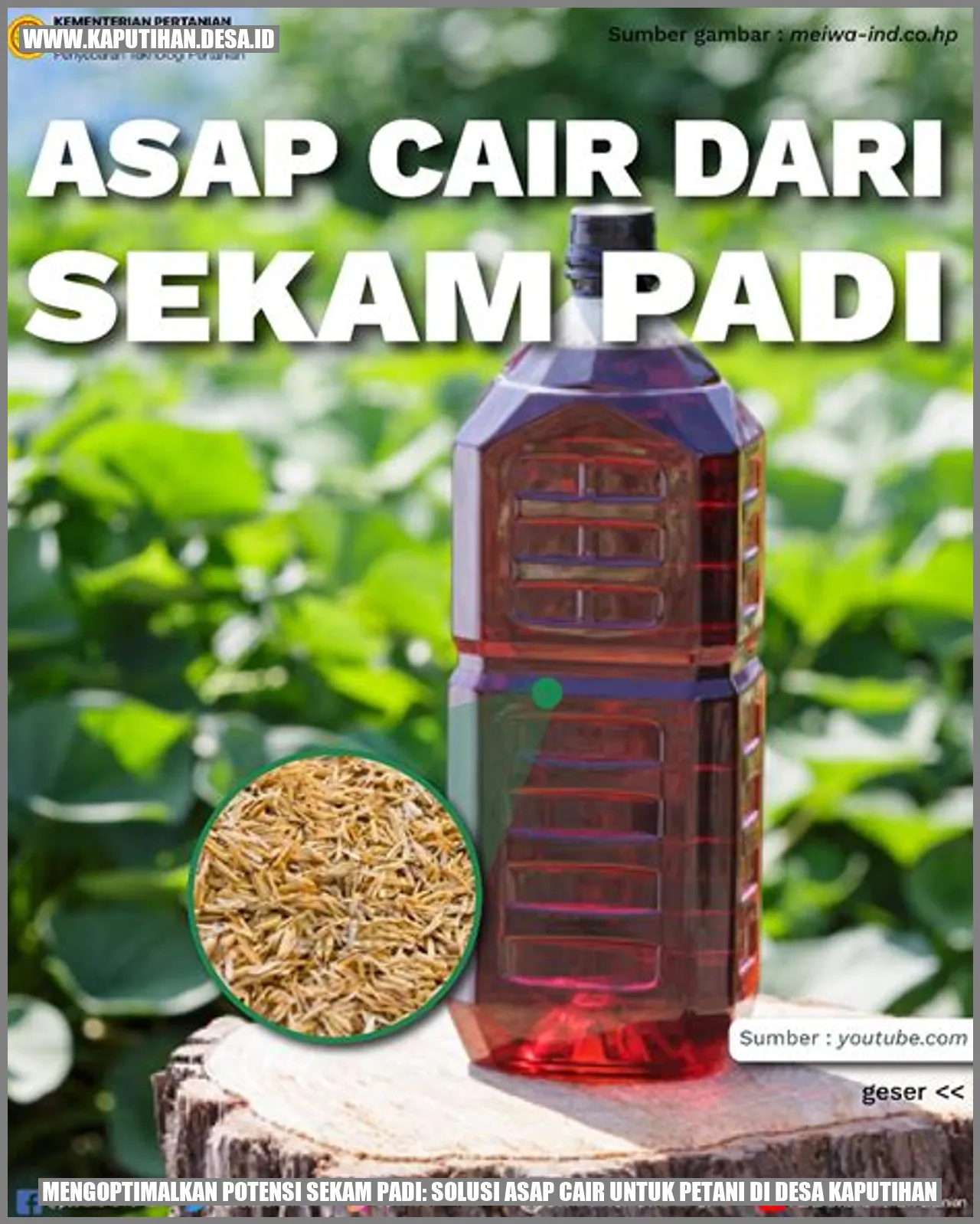 Gambar 1: Persiapan Sekam Padi