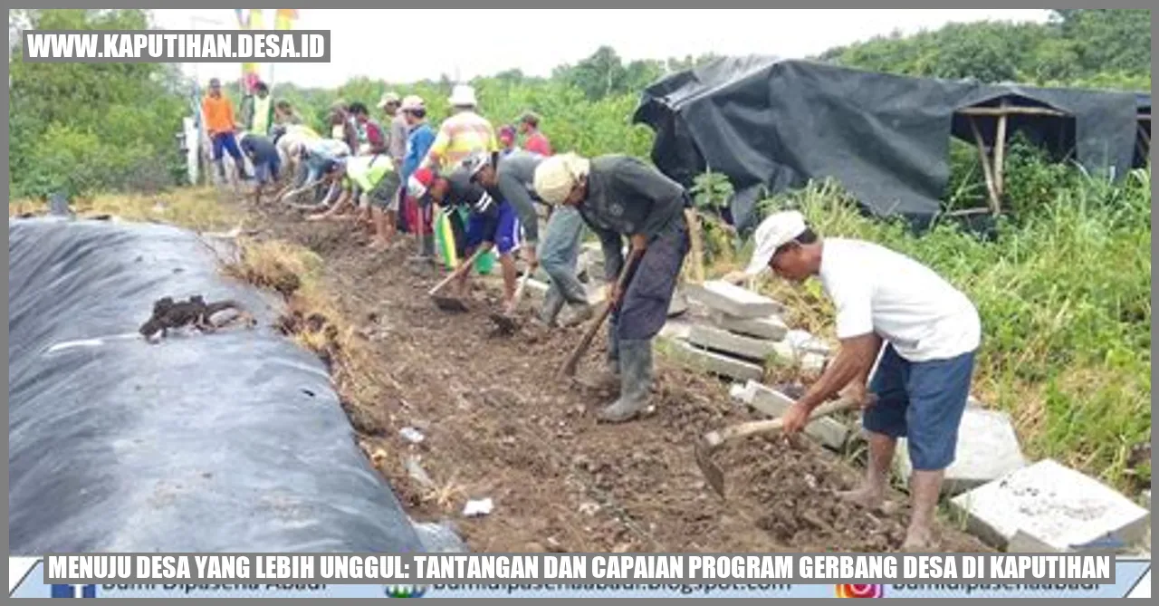 Kemajuan Program Gerbang Desa