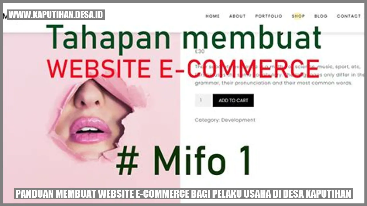 Panduan Membuat Website E-commerce bagi Pelaku Usaha di Desa Kaputihan