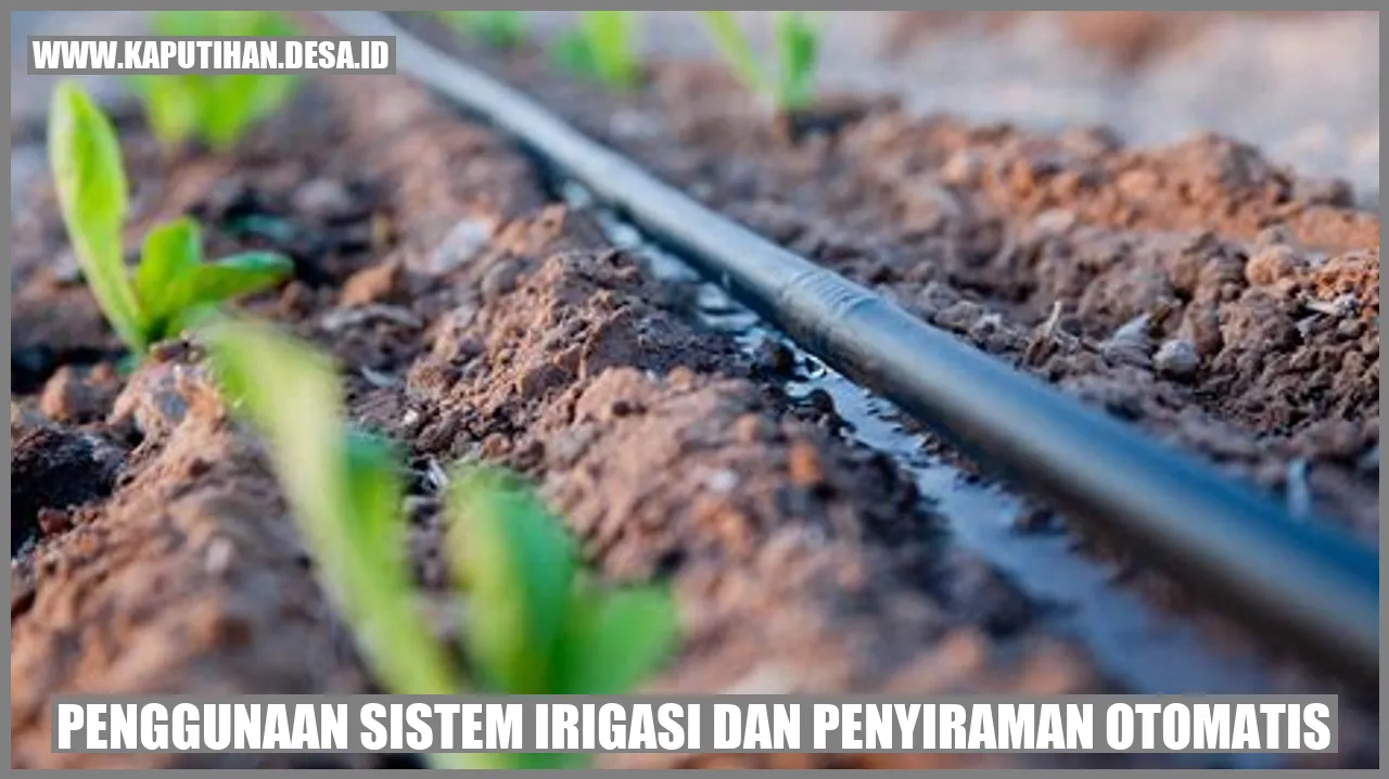 Sistem Irigasi dan Penyiraman Otomatis