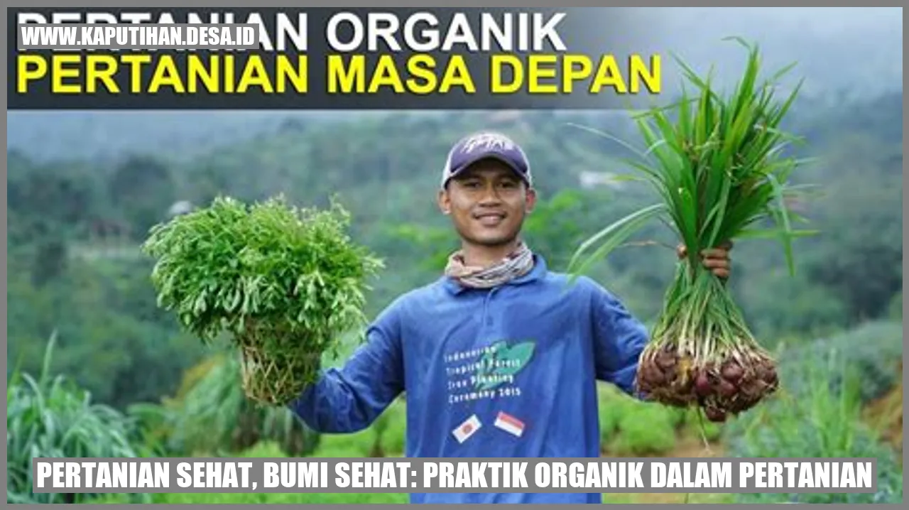 Pertanian Sehat, Bumi Sehat: Praktik Organik dalam Pertanian